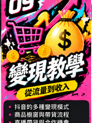 douyin_course_09 第 09 堂|流量變現:建立自己的商業模式