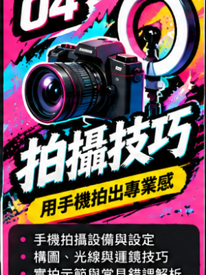 第 04 堂｜手機拍攝：不用專業器材也能拍出質感